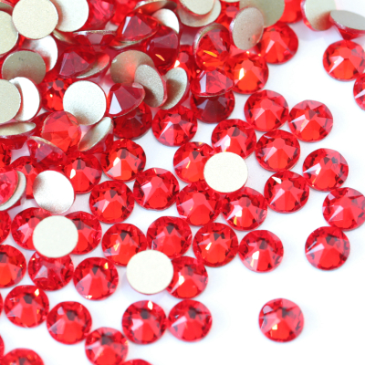 Bling 2088 Red Glass Loose Nail Rhinestones for Phone Case