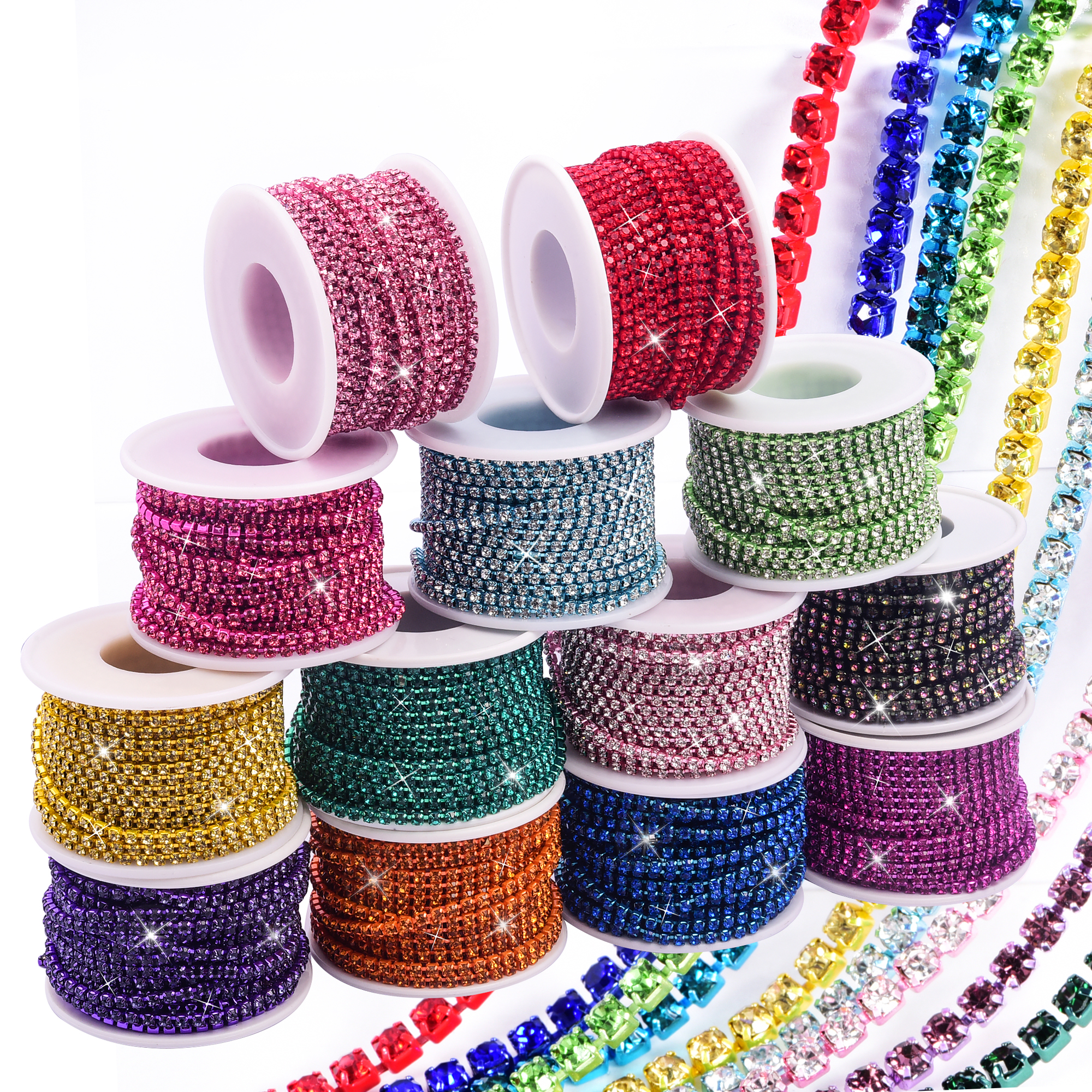 Rhinestone Cup Chain nail art rhinestones